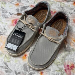 Hey Dude Light Gray Slip-On Shoes